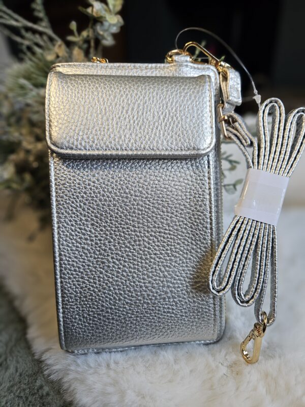 Etta crossbody bag silver