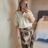 Floral skirt Green