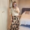 Floral skirt Green