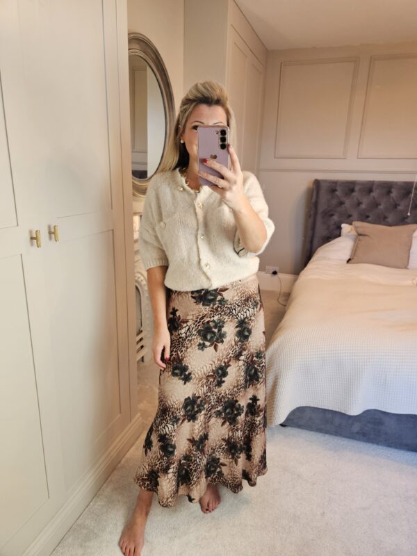 Floral skirt Green