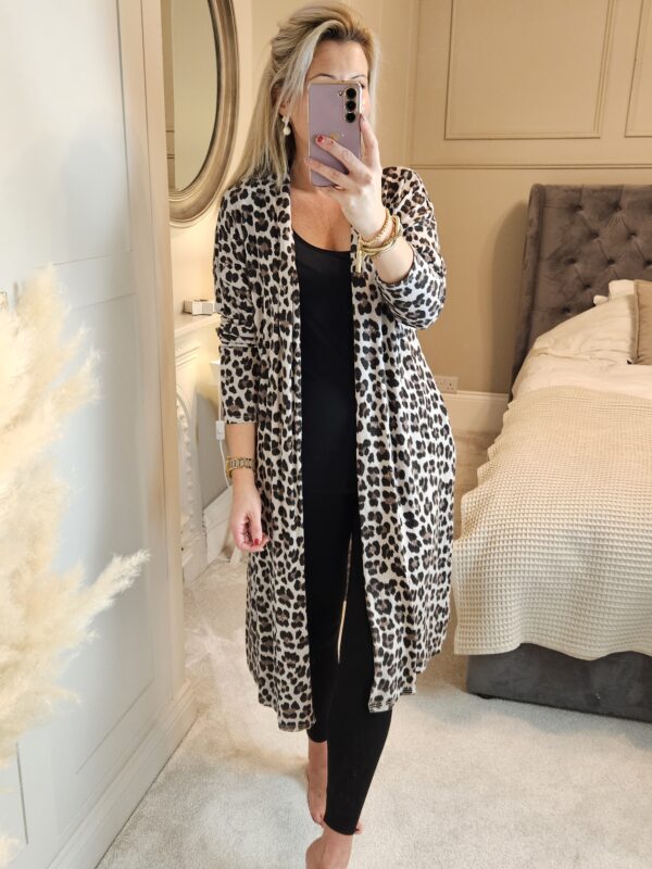 leopard cardigan