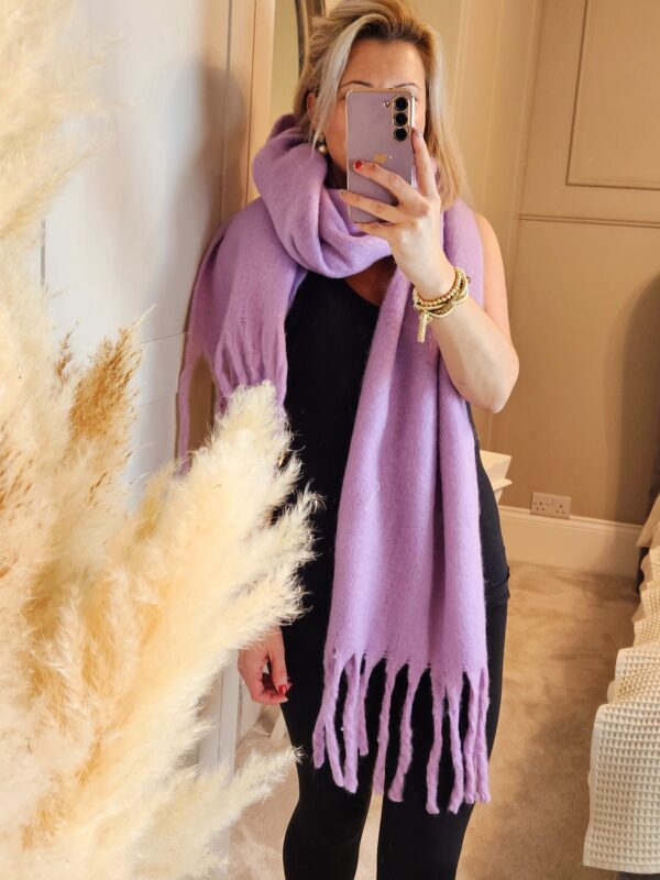 Lilac scarf