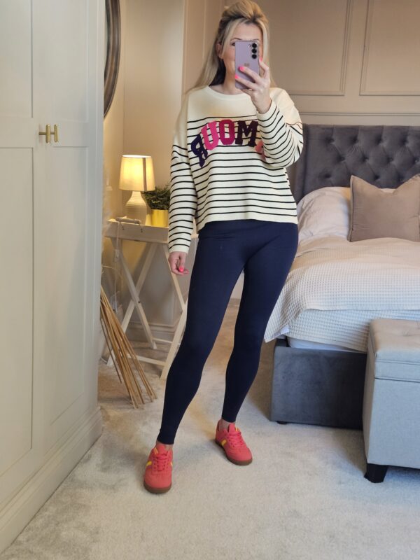 navy energy leggings