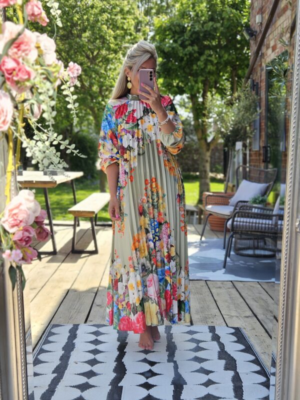 Jessica pleated dress