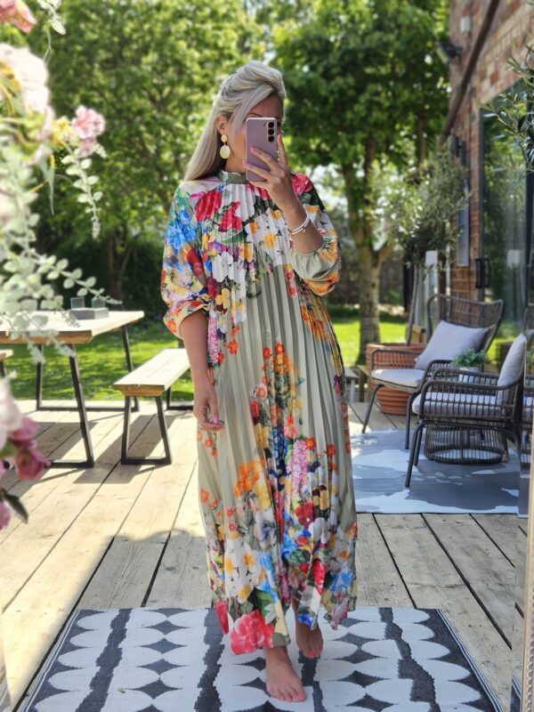 Jessica pleated dress