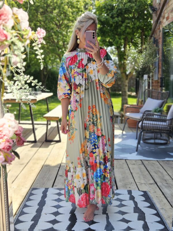 Jessica pleated dress