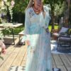 Turquoise dress