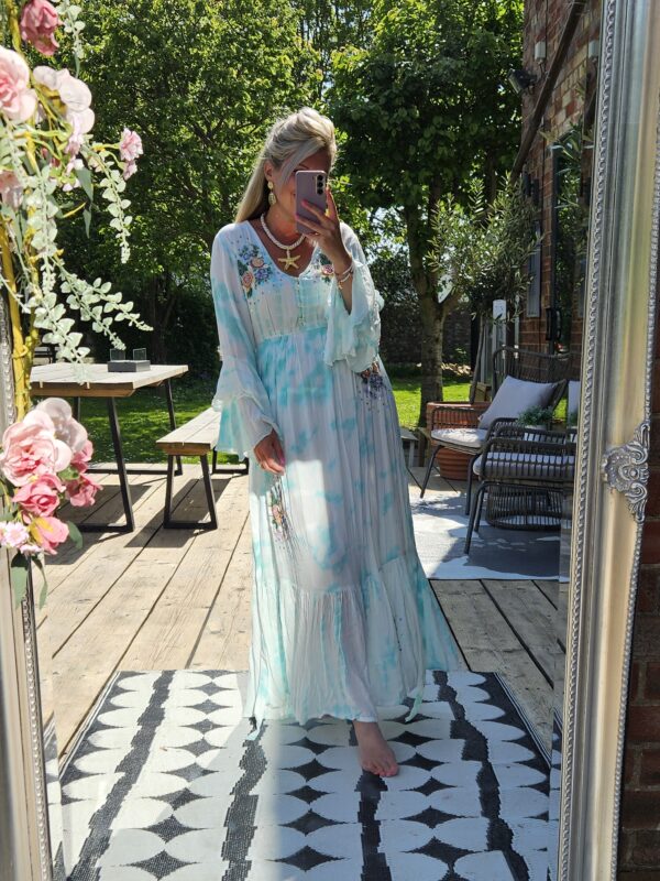 Turquoise dress