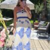 Santorini jumpsuit blue