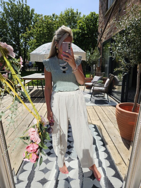 Linen trousers