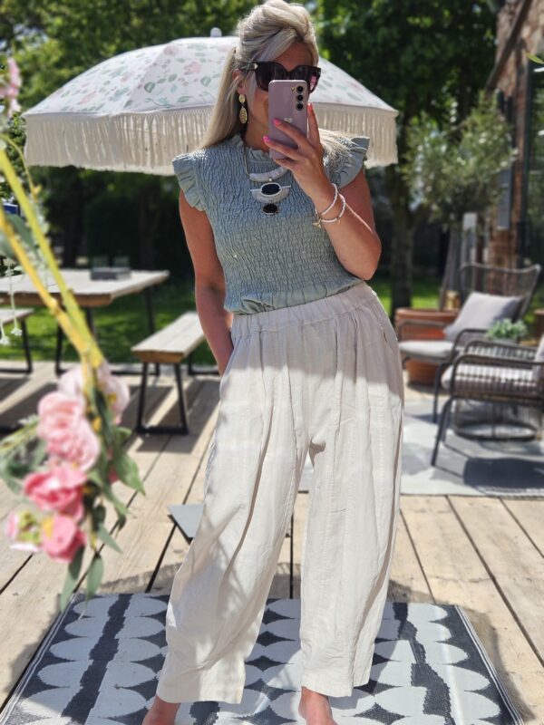 Linen trousers