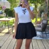 Navy shorts