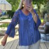 Lauren top blue