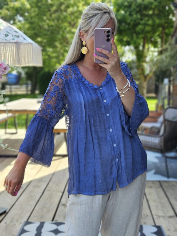 Lauren top blue