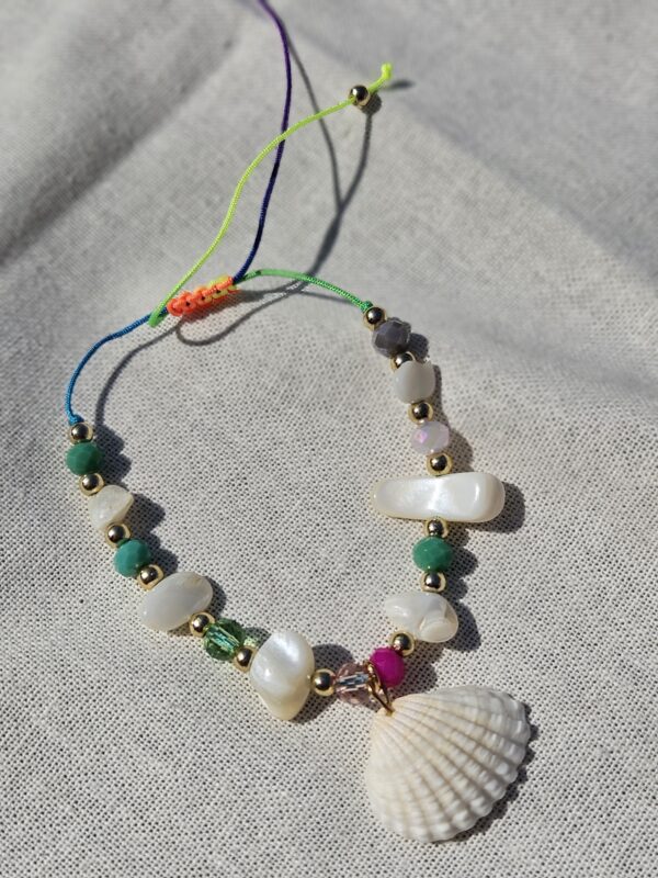 multi colour anklet