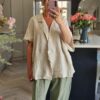 linen blazer