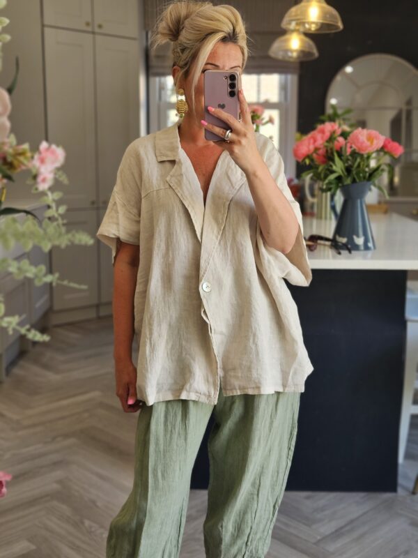 linen blazer