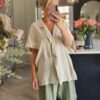 linen blazer