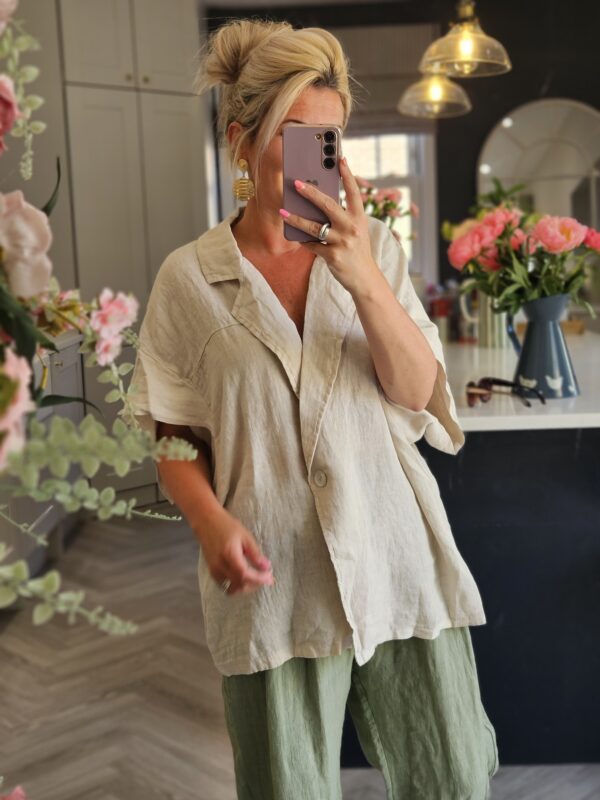 linen blazer