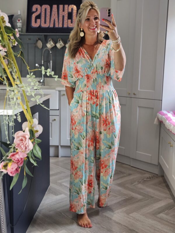 Mabe jumpsuit turquoise