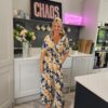 Mabe jumpsuit Navy and yellow