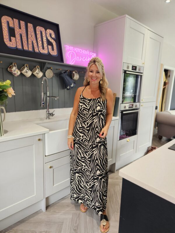 Animal print maxi