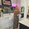 Animal print maxi
