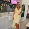 Valentina dress lemon