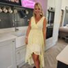 Valentina dress lemon