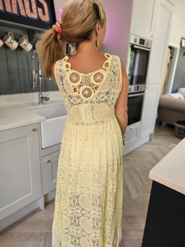 Valentina dress lemon