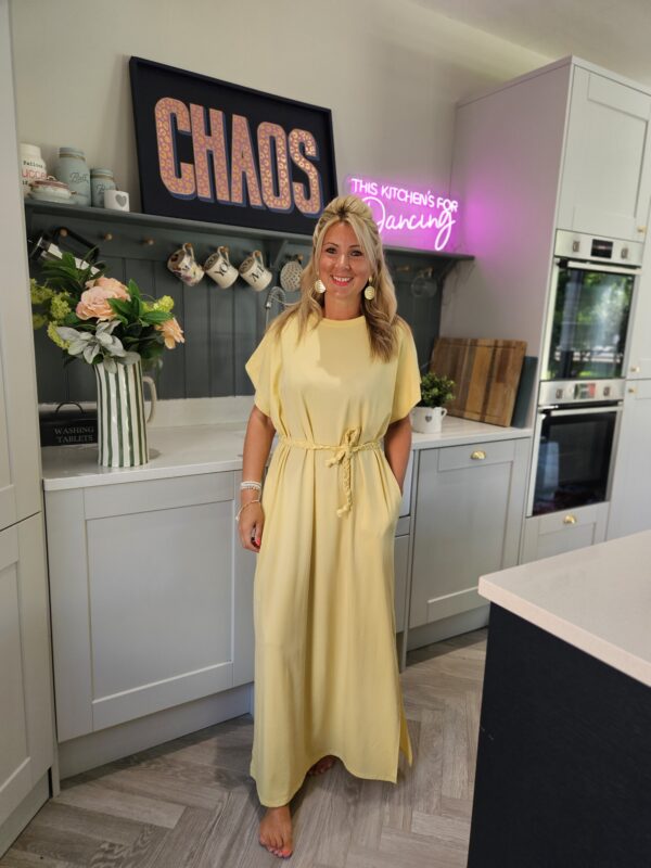 Celeste dress lemon