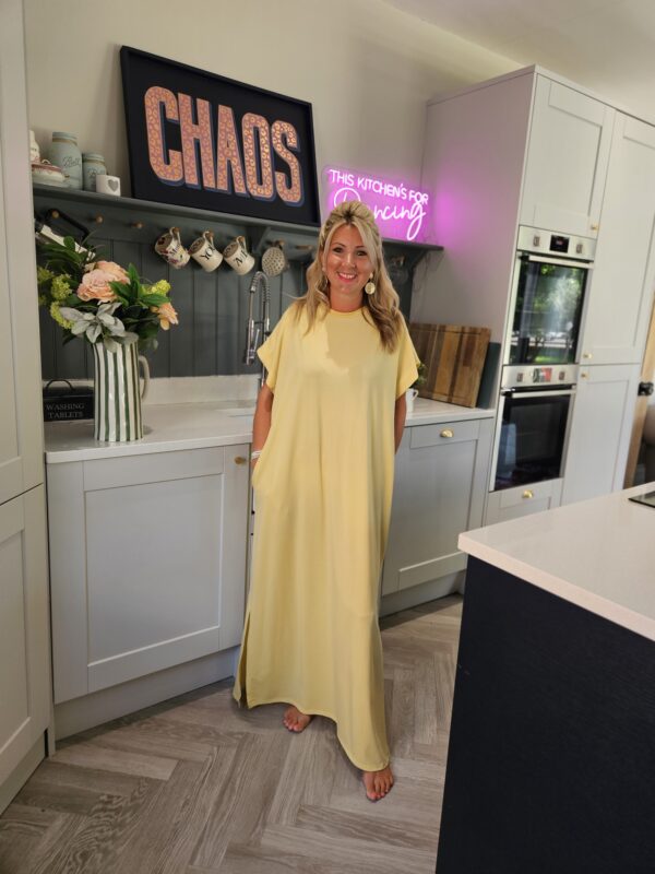 Celeste dress lemon