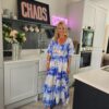 Blue maxi dress