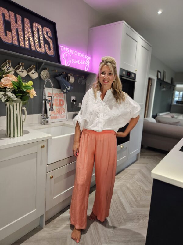 jolie trousers coral