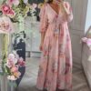 Fleur maxi dress pink