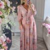 Fleur maxi dress pink