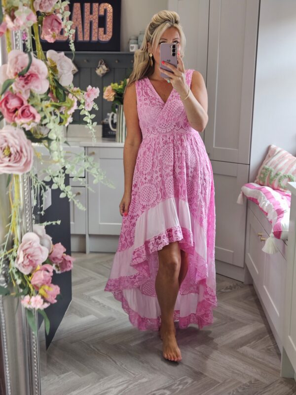 Valenina dress pink