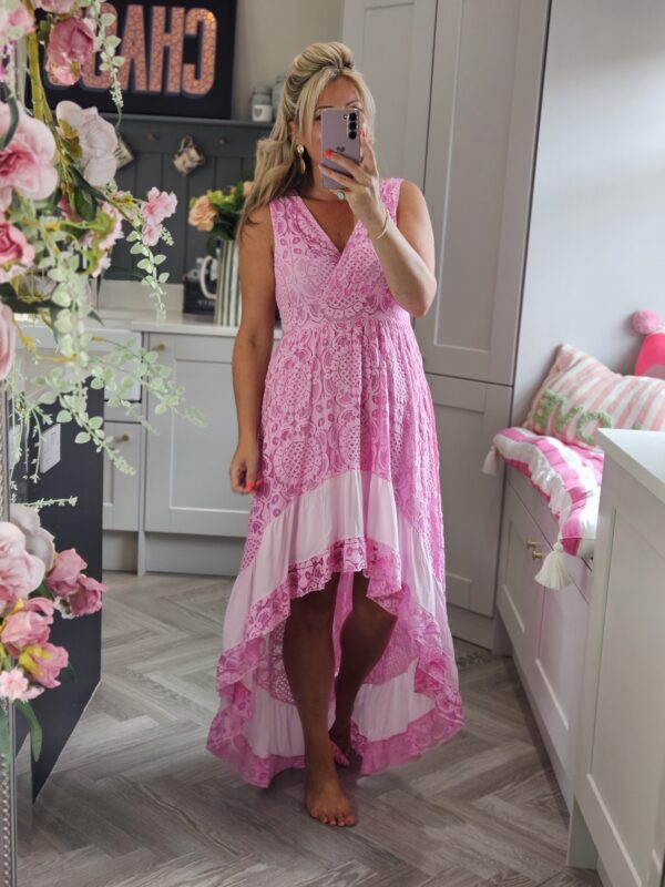 Valenina dress pink