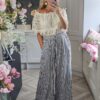 stripe trousers navy