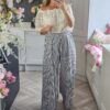 stripe trousers navy
