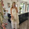 Oasis dress cream