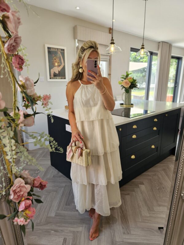 Oasis dress cream
