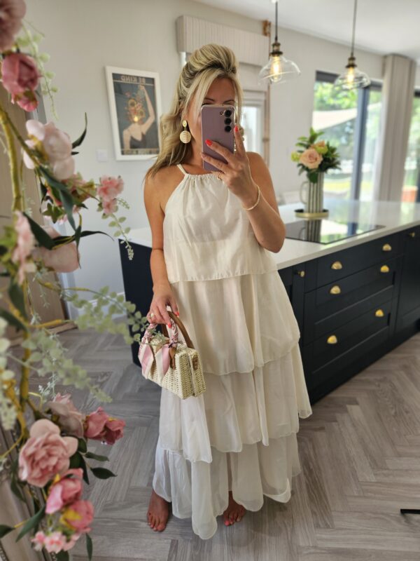 Oasis dress cream