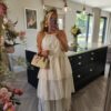 Oasis dress cream