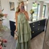 Oasis dress sage green