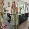 Oasis dress sage green