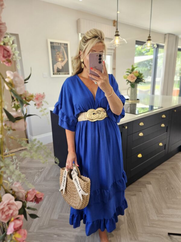 Cobalt blue dress