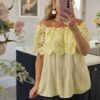 Maya top yellow