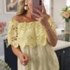Maya top yellow