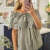 Maya top khaki